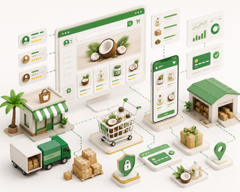 MyCoconut marketplace project preview